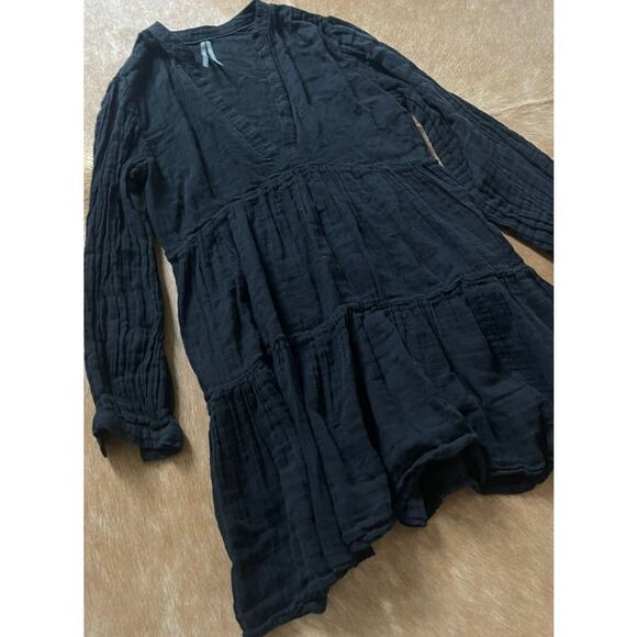 Anthropologie The Kallie Flowy Tunic Dress: Long-Sleeve Edition - Picture 5 of 7